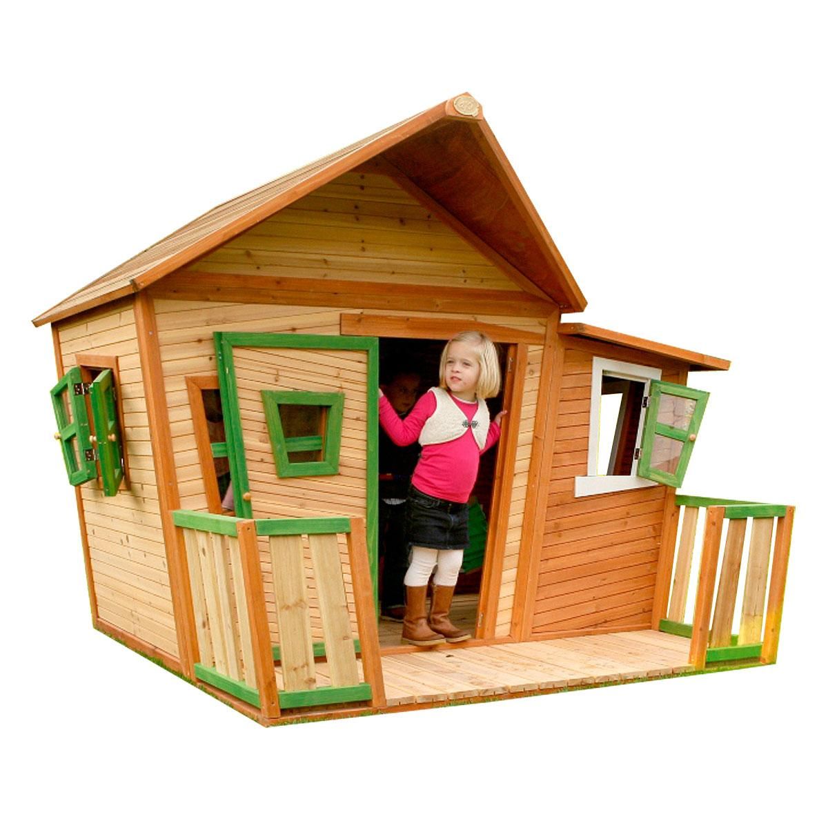 AXI Cabane de jardin pour enfant - Bois - H1.67m - LISA