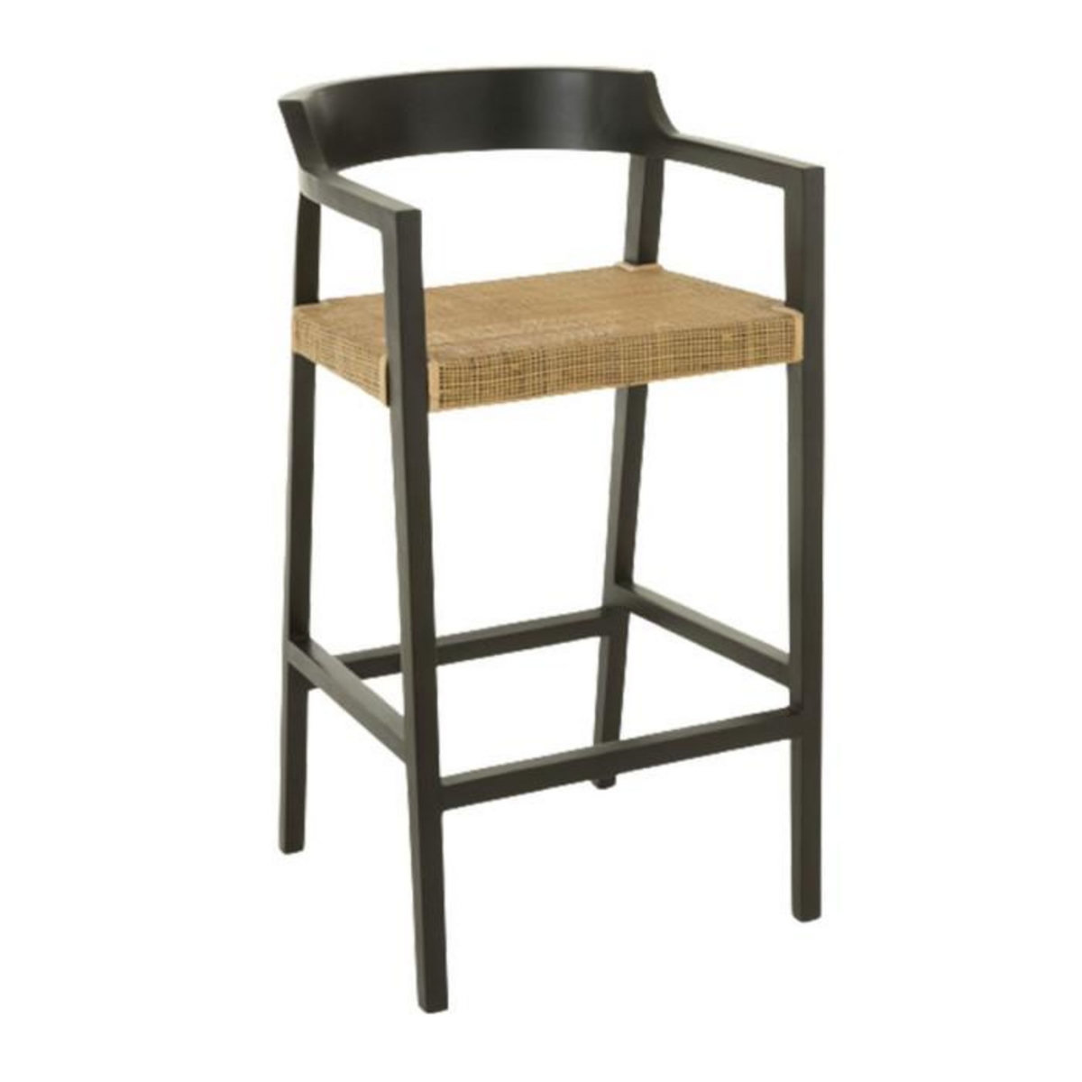 Paris Prix Tabouret de Bar Design  Sungkai  100cm Noir