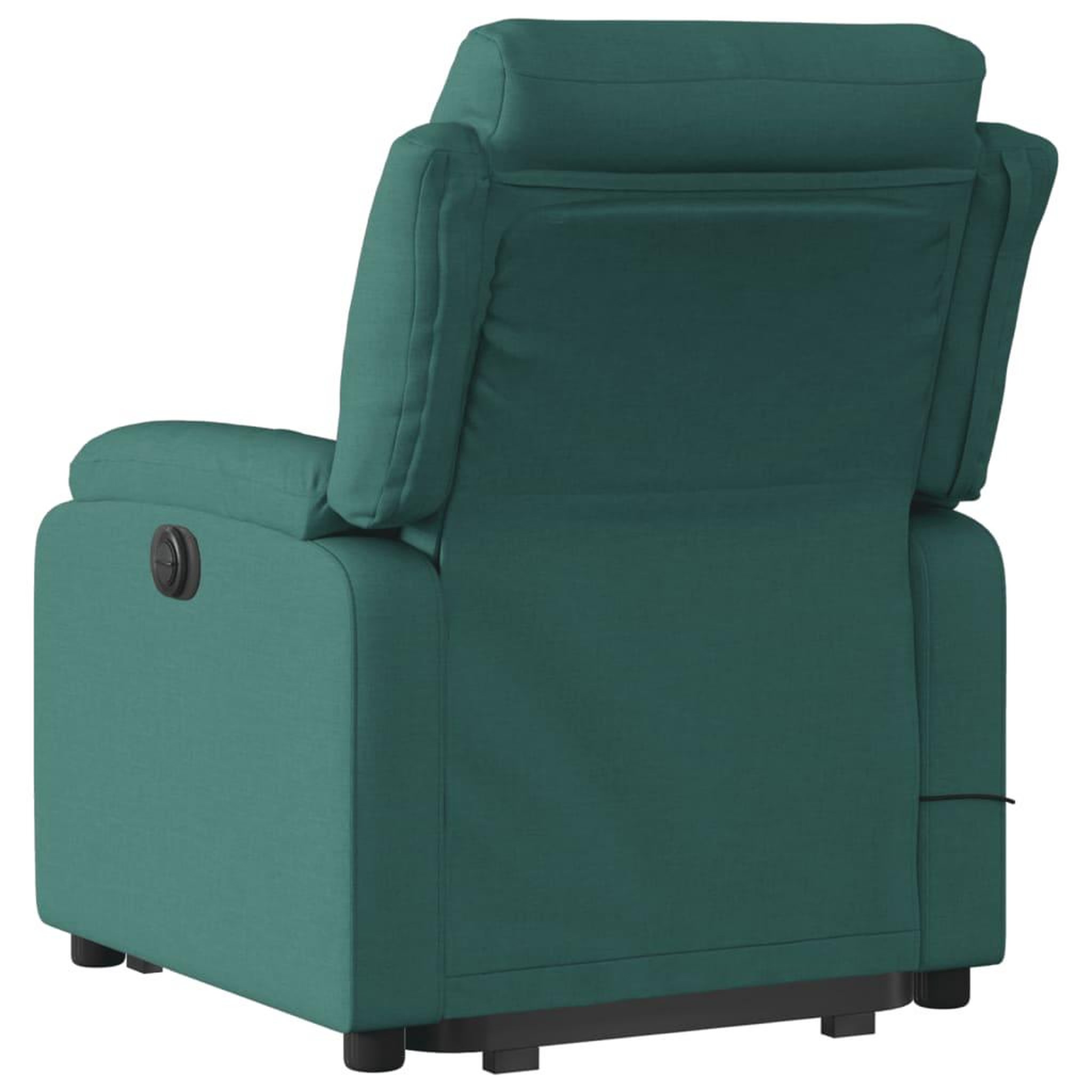 Voir la diapositive 5 : VIDAXL Fauteuil inclinable de massage electrique Vert fonce Tissu