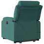 Voir la diapositive 5 : VIDAXL Fauteuil inclinable de massage electrique Vert fonce Tissu