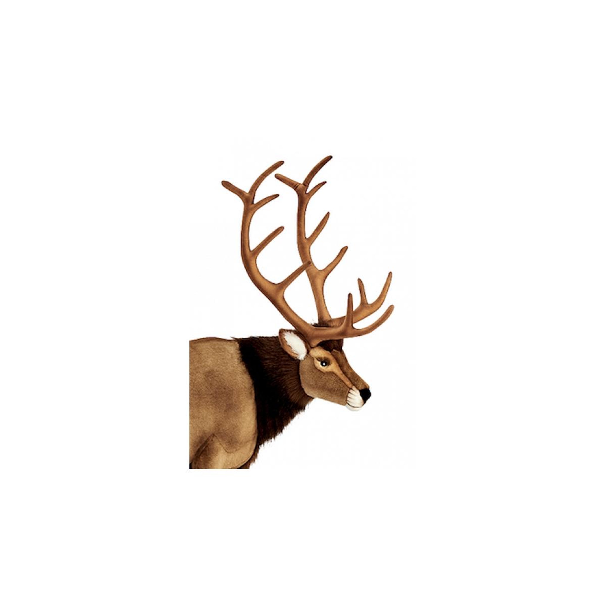Voir la diapositive 2 : Hansa Hansa Peluche Geante Cerf 120 cm H et 100 cm L