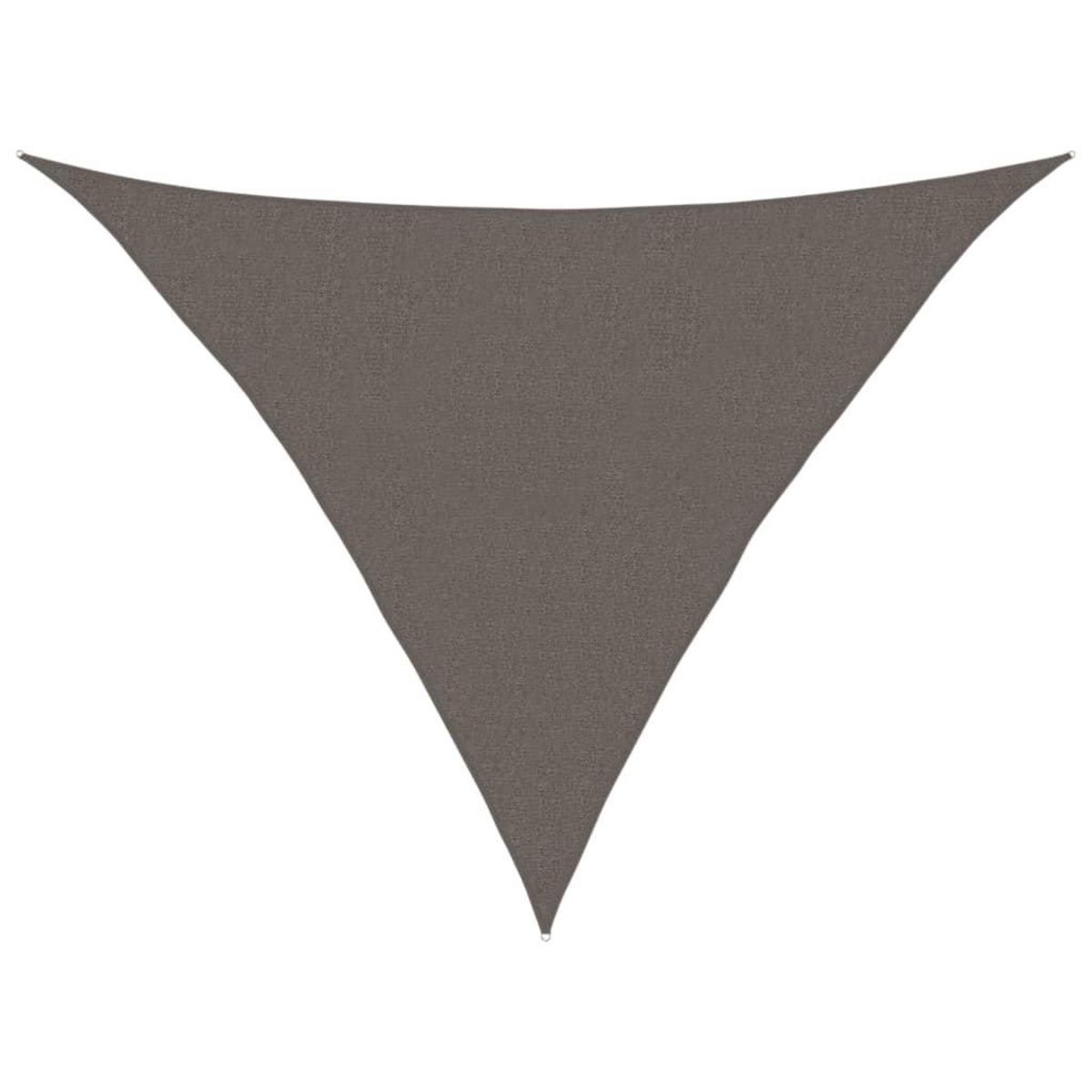 VIDAXL Voile d'ombrage 160 g/m^2 Anthracite 2,5x2,5x3,5 m PEHD
