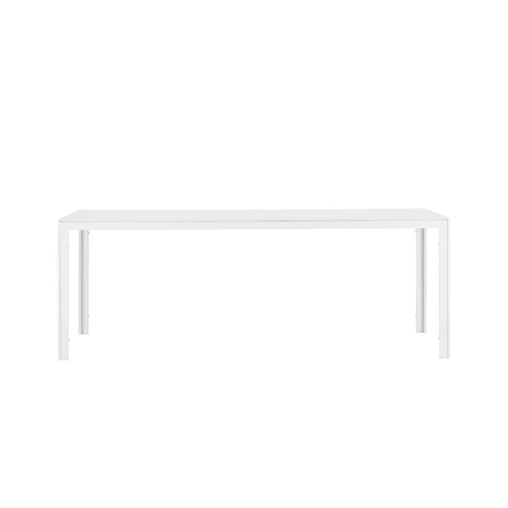 Voir la diapositive 4 : Paris Prix Table de jardin  break  205cm blanc
