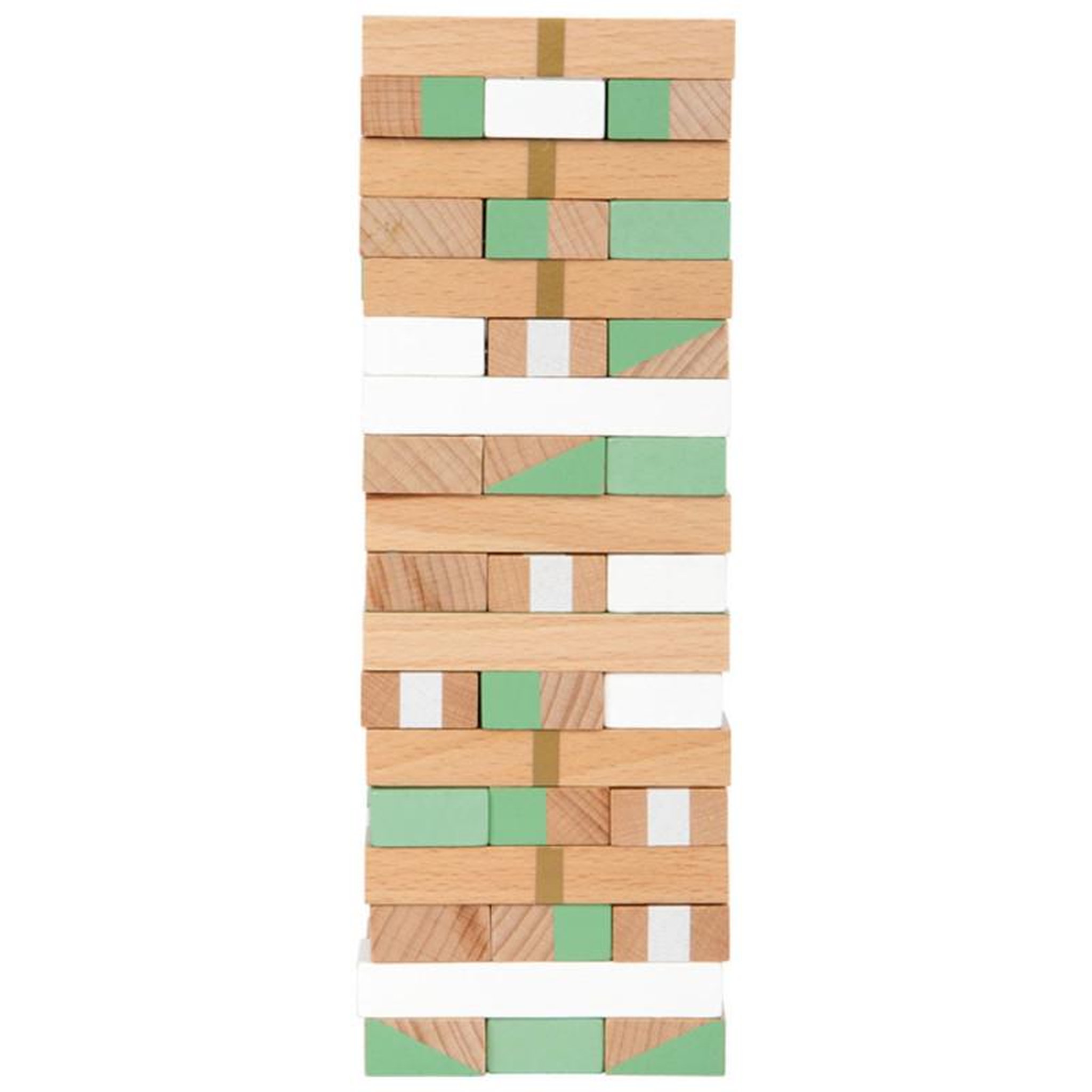 Voir la diapositive 4 : SMALL FOOT Small Foot - Wooden Wobble Tower Game Gold Edition 12217