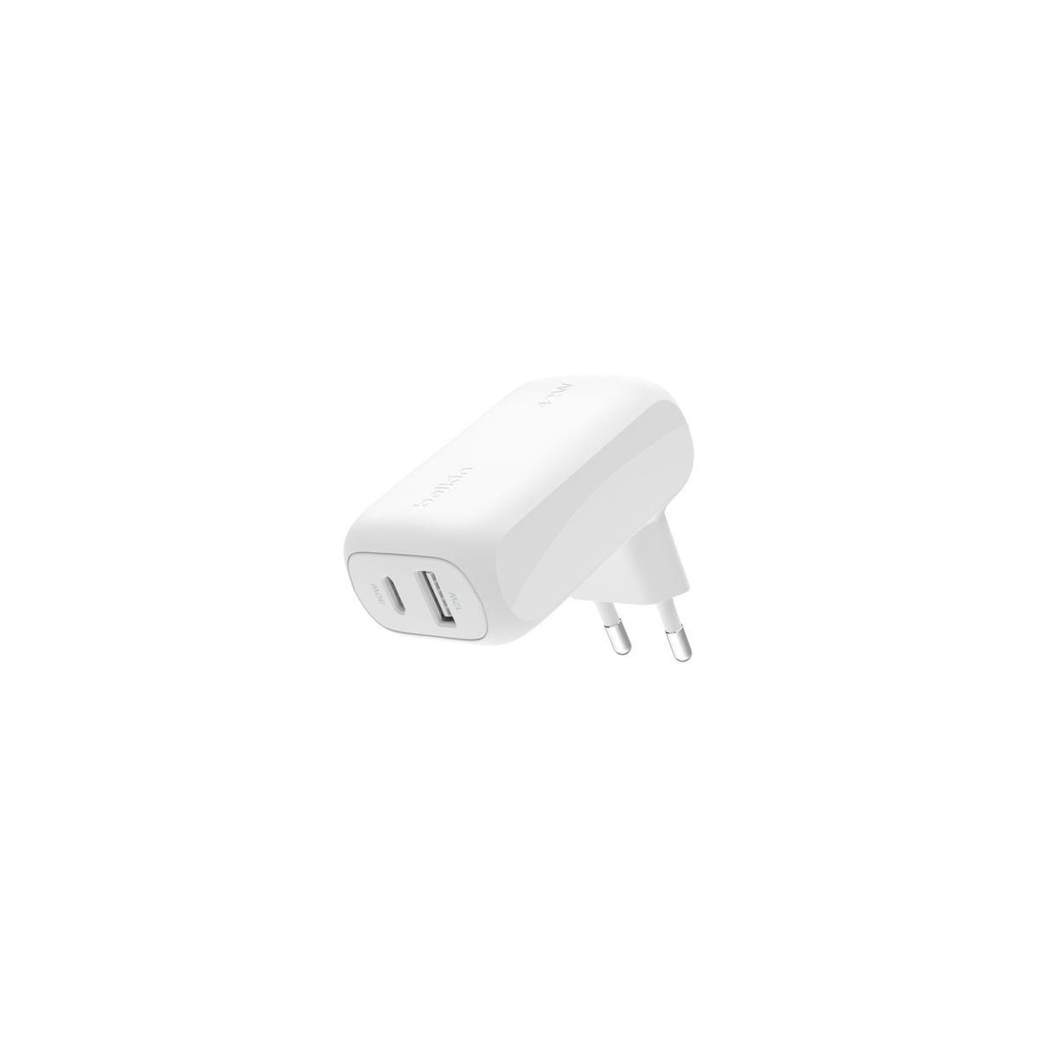 Voir la diapositive 2 : Belkin Chargeur USB-C 30W Power Delivery + USB-A 12W