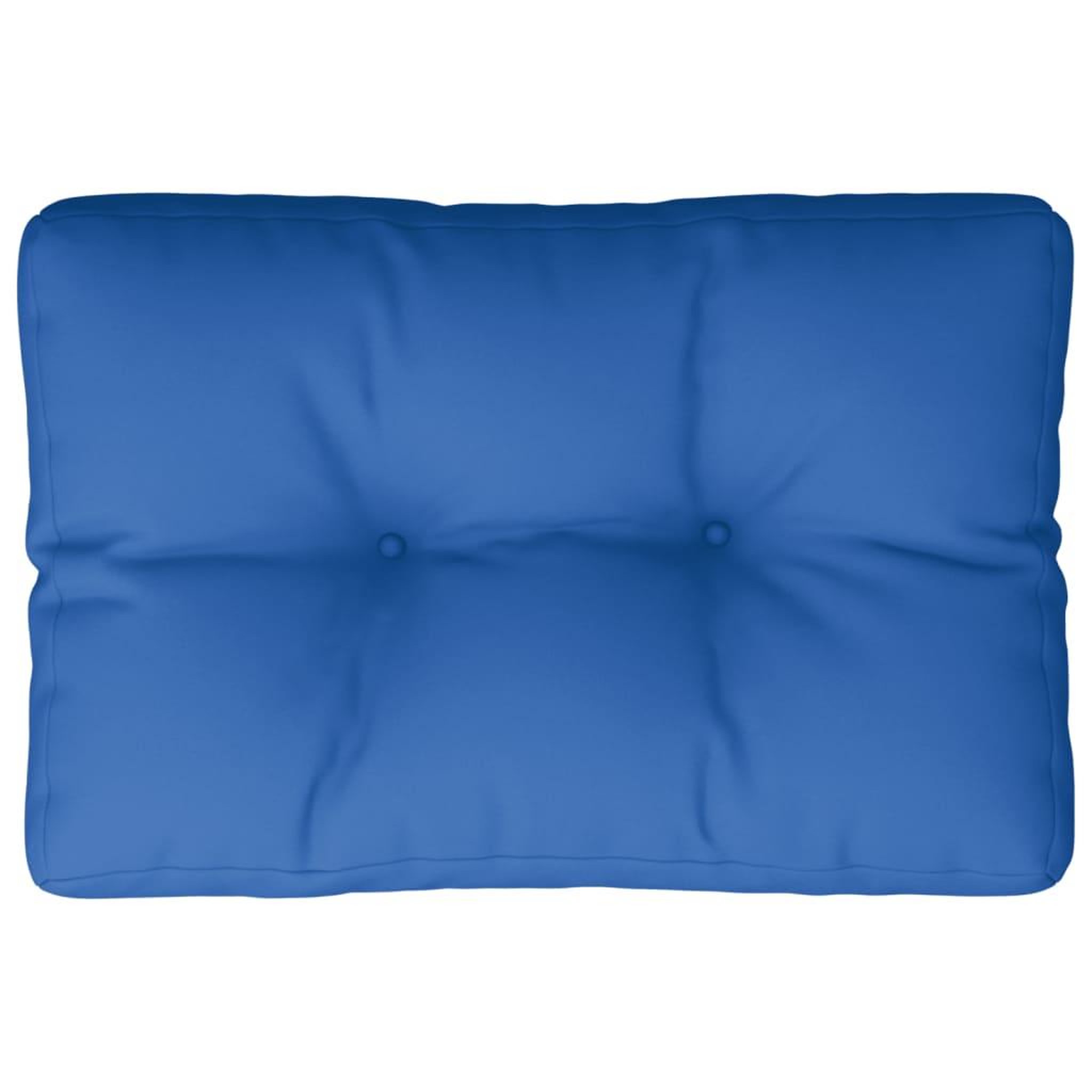 Voir la diapositive 2 : VIDAXL Coussin de palette bleu royal 50x40x12 cm tissu
