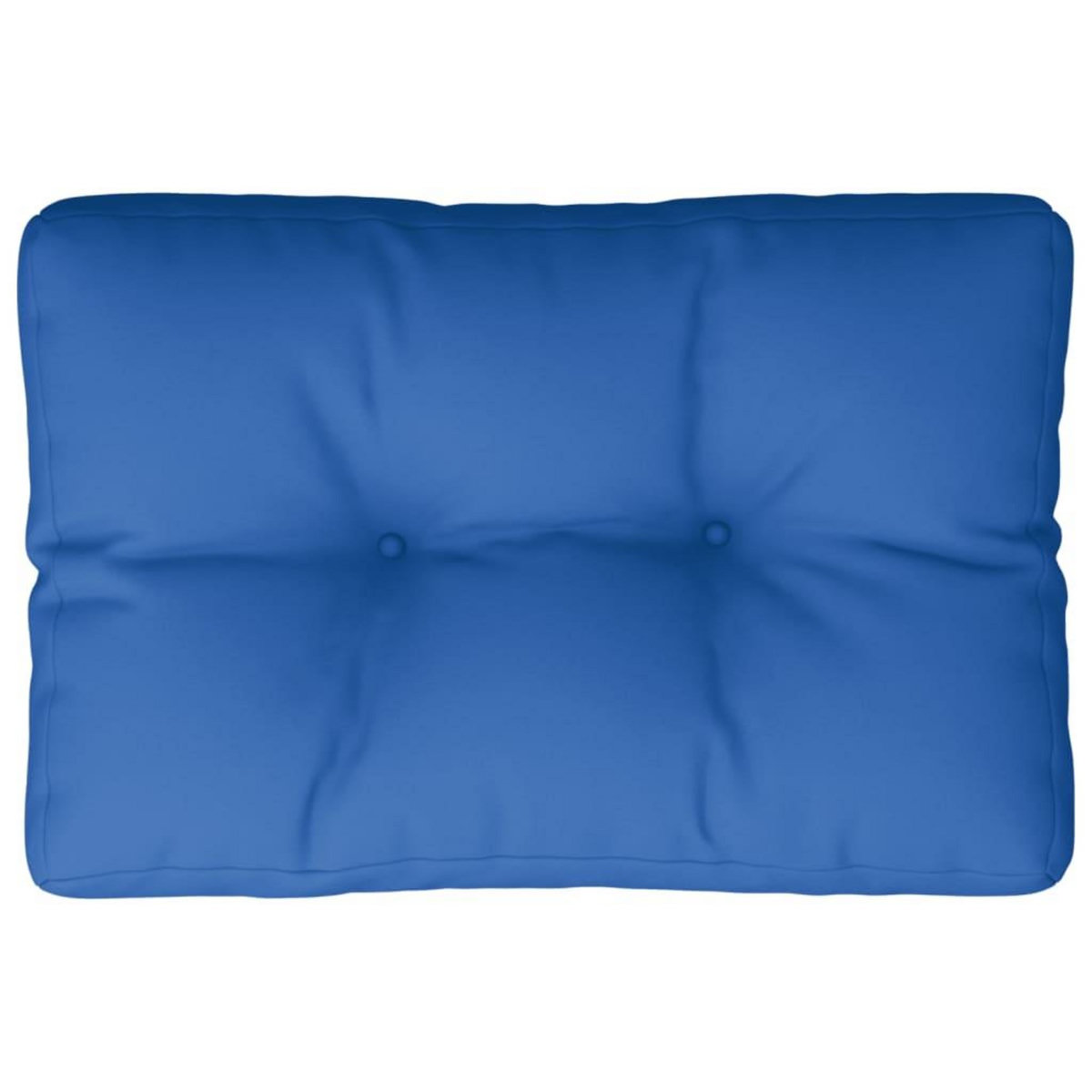 VIDAXL Coussin de palette bleu royal 50x40x12 cm tissu