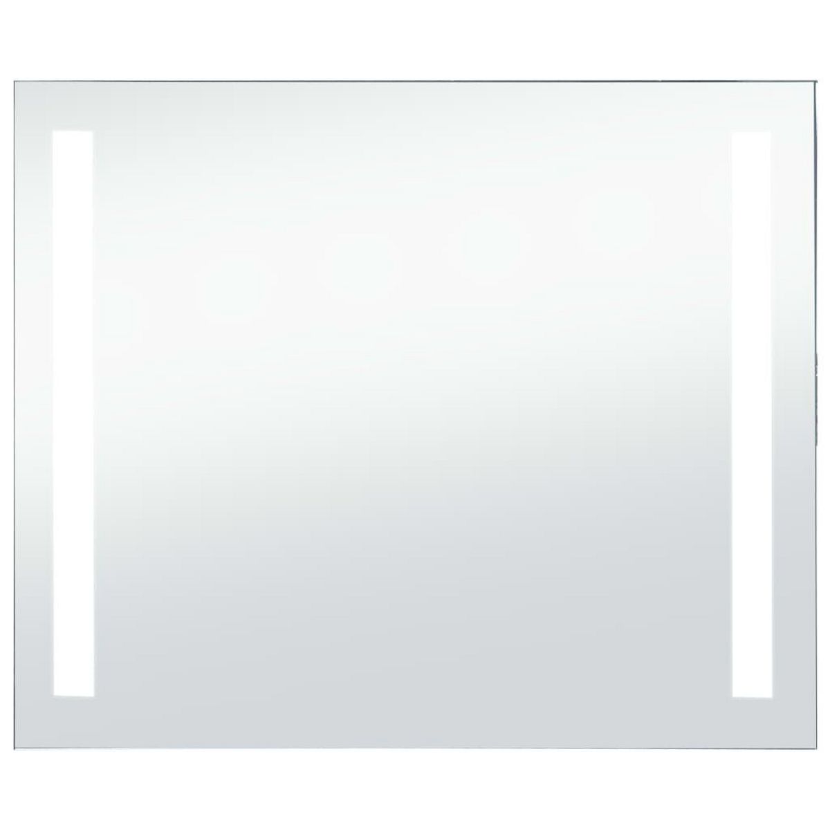 VIDAXL Miroir mural a LED pour salle de bains 80x60 cm