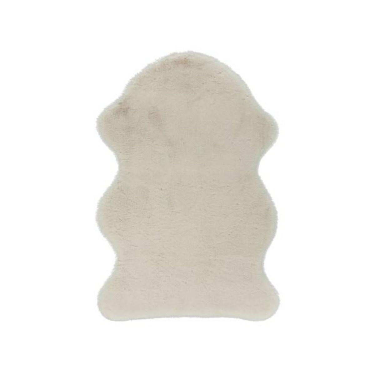 Paris Prix Tapis Imitation Fourrure  Kunda  60x90cm Ivoire