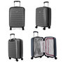 Voir la diapositive 3 : Delsey Valise cabine slim rigide Segur 2.0 TSA polycarbonate 55cm