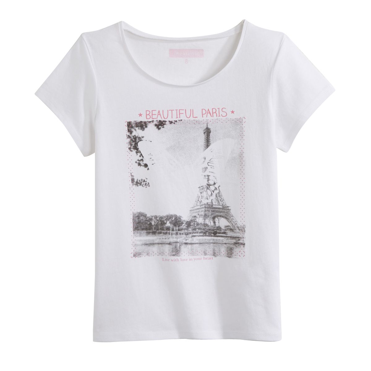 IN EXTENSO Tee shirt manches courtes fille