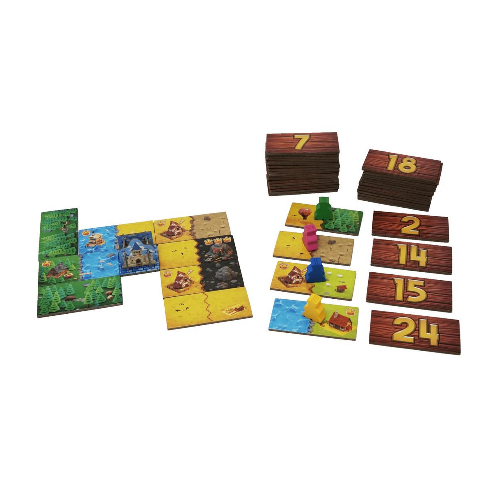 Voir la diapositive 2 : Blue orange Kingdomino Nouvelle edition 2025