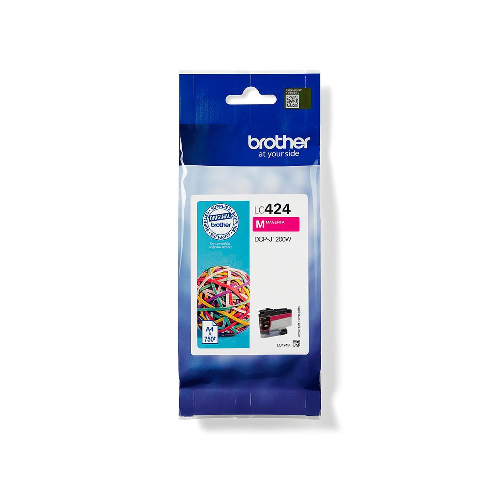 Brother Brother lc424m - cartouche d'encre transparente - magenta