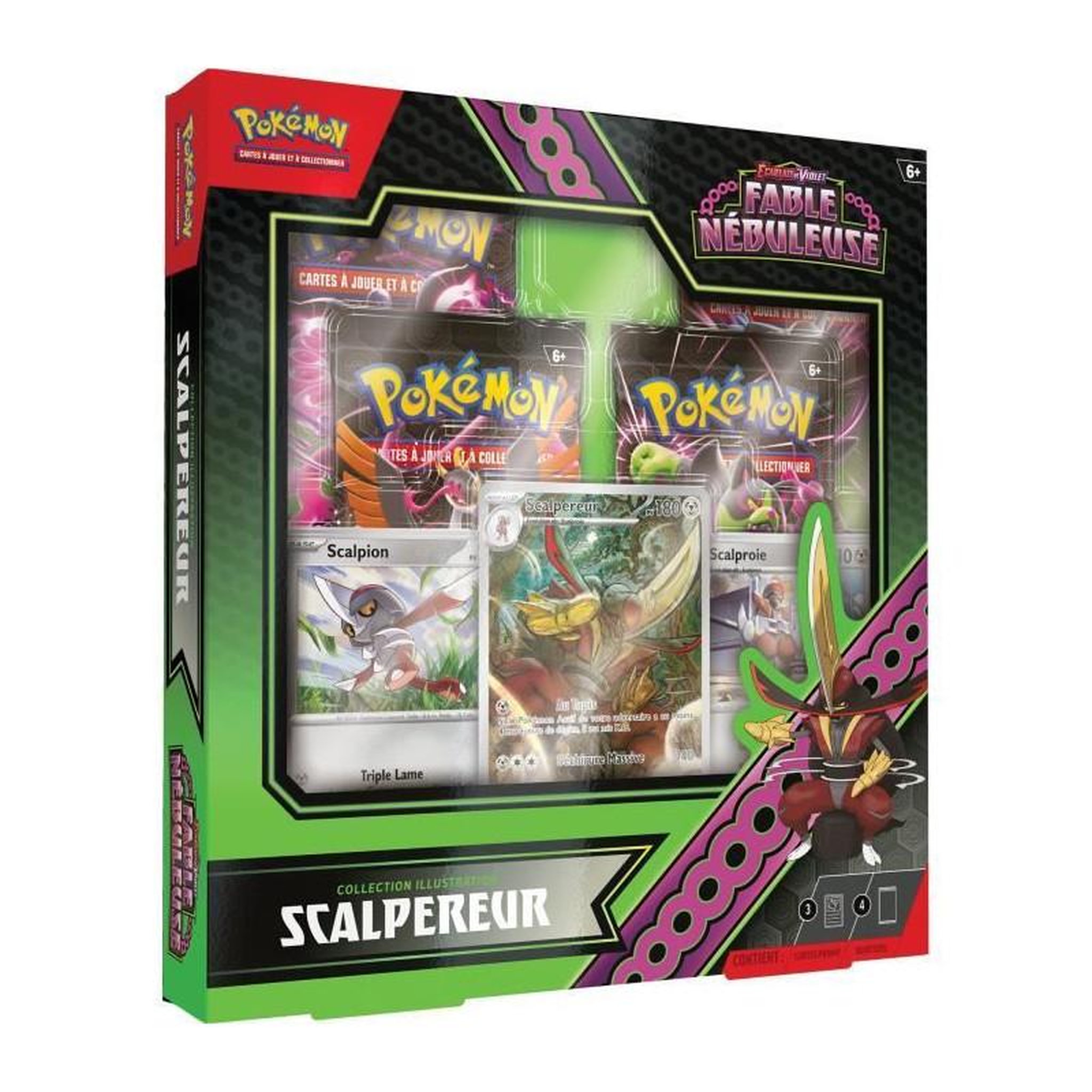 Voir la diapositive 1 : Pokemon Pokémon EV65: Coffret Illustration Scalpereur