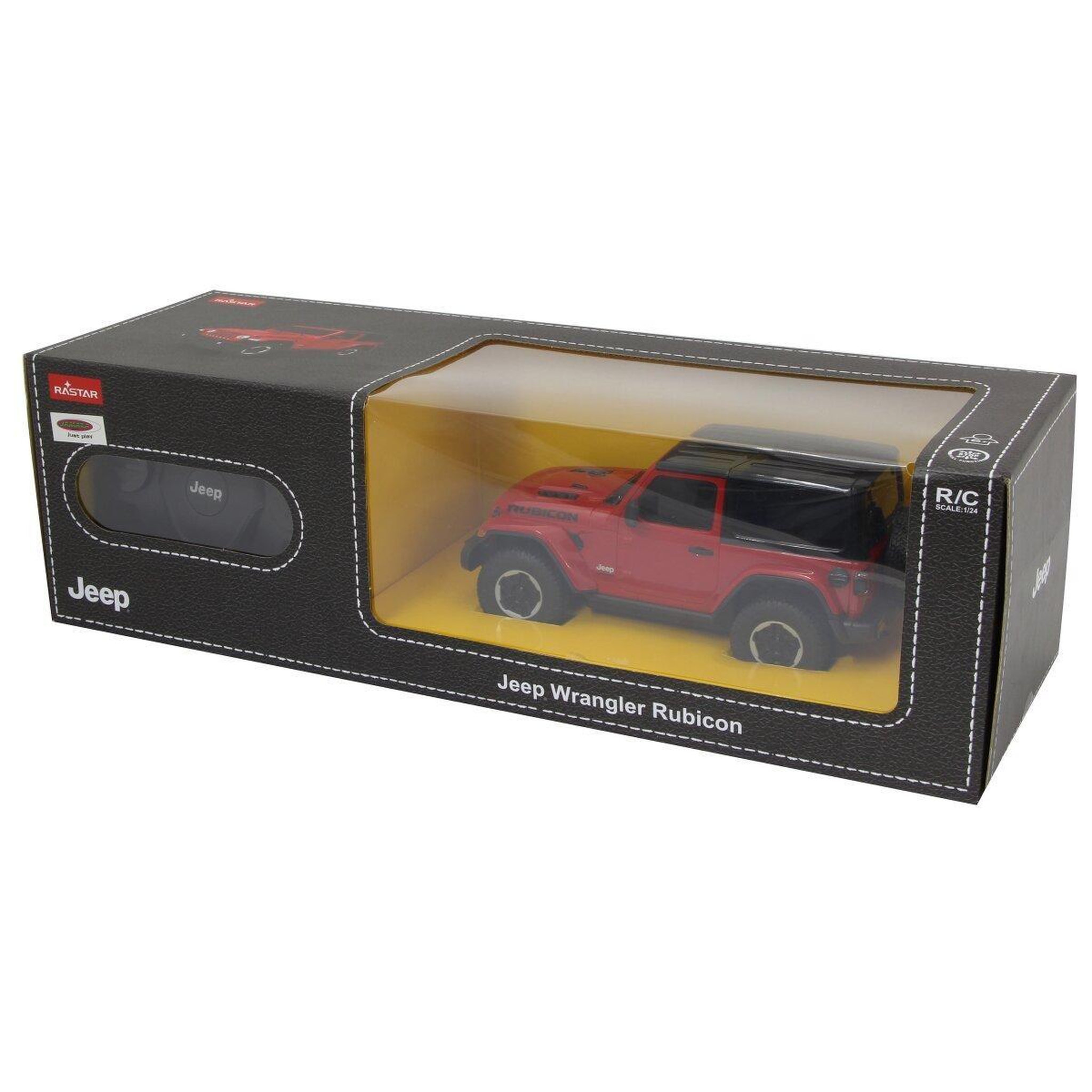 Voir la diapositive 3 : Jamara Voiture télécommandée jeep wrangler jl 1:24 rouge 2,4ghz