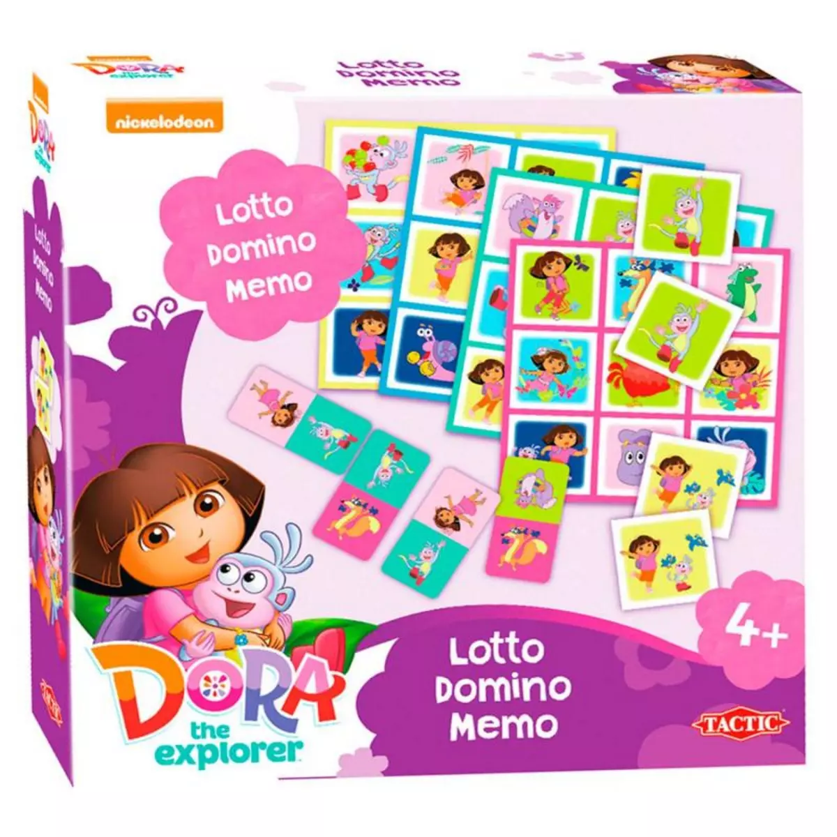 Selecta SELECTA Dora Lotto, Domino, Memo - 3in1