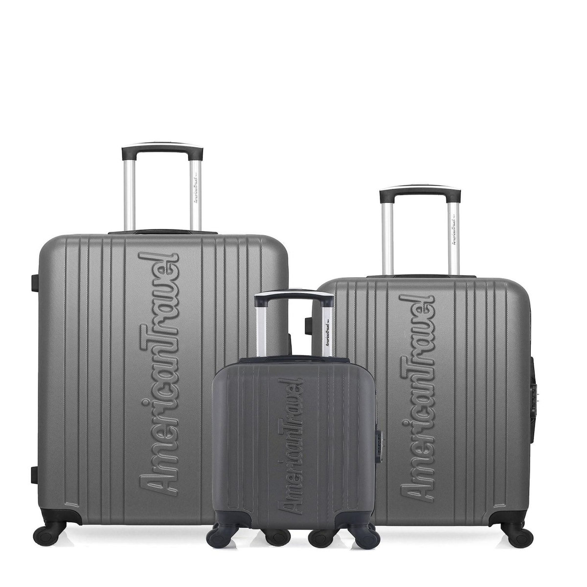 AMERICAN TRAVEL AMERICAN TRAVEL - LOT DE 3 - Valises grand format, weekend et cabine XXS SPRINGFIELD