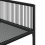 Voir la diapositive 5 : VIDAXL Ensemble a manger de jardin 11 pcs noir resine tressee