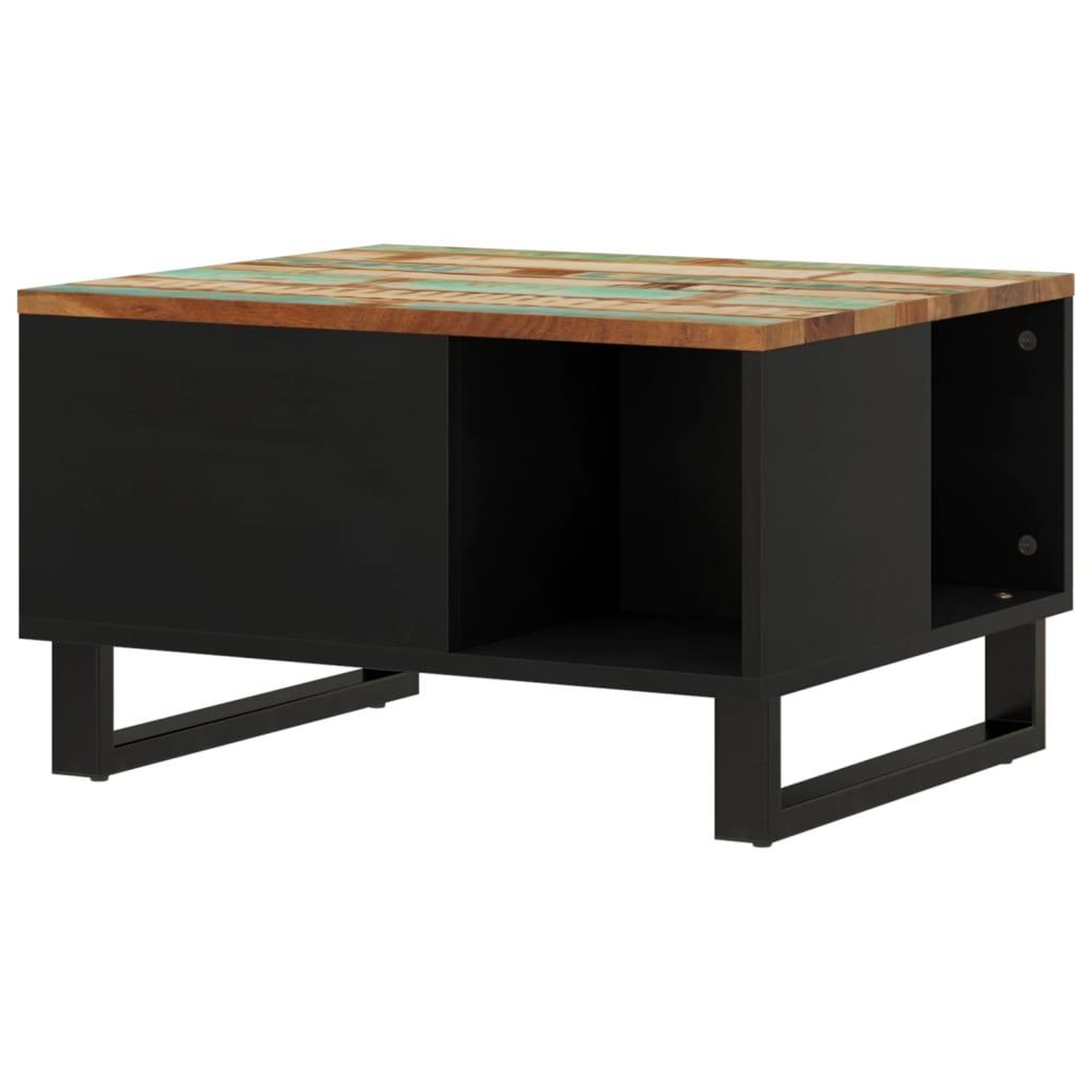 Voir la diapositive 5 : VIDAXL Table basse 60x50x35 cm bois de recuperation massif
