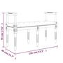 Voir la diapositive 6 : VIDAXL Banc Gris fonce 110x40x70 cm Velours