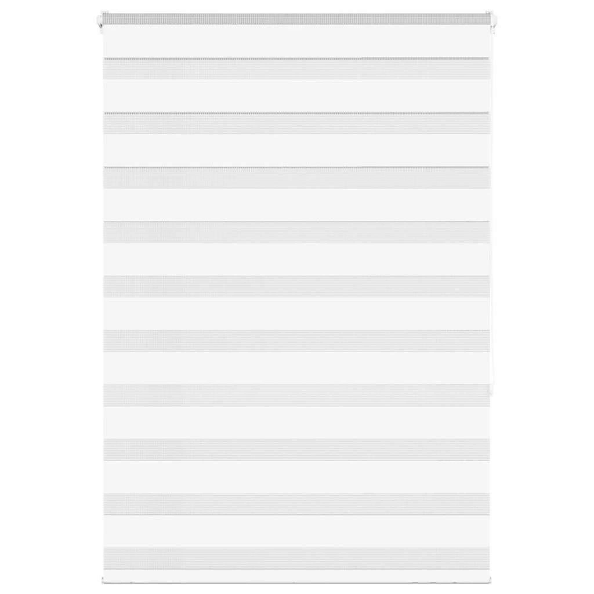 VIDAXL Store zebre blanc 110x150 cm largeur du tissu 105,9cm polyester