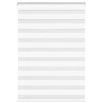 VIDAXL Store zebre blanc 110x150 cm largeur du tissu 105,9cm polyester