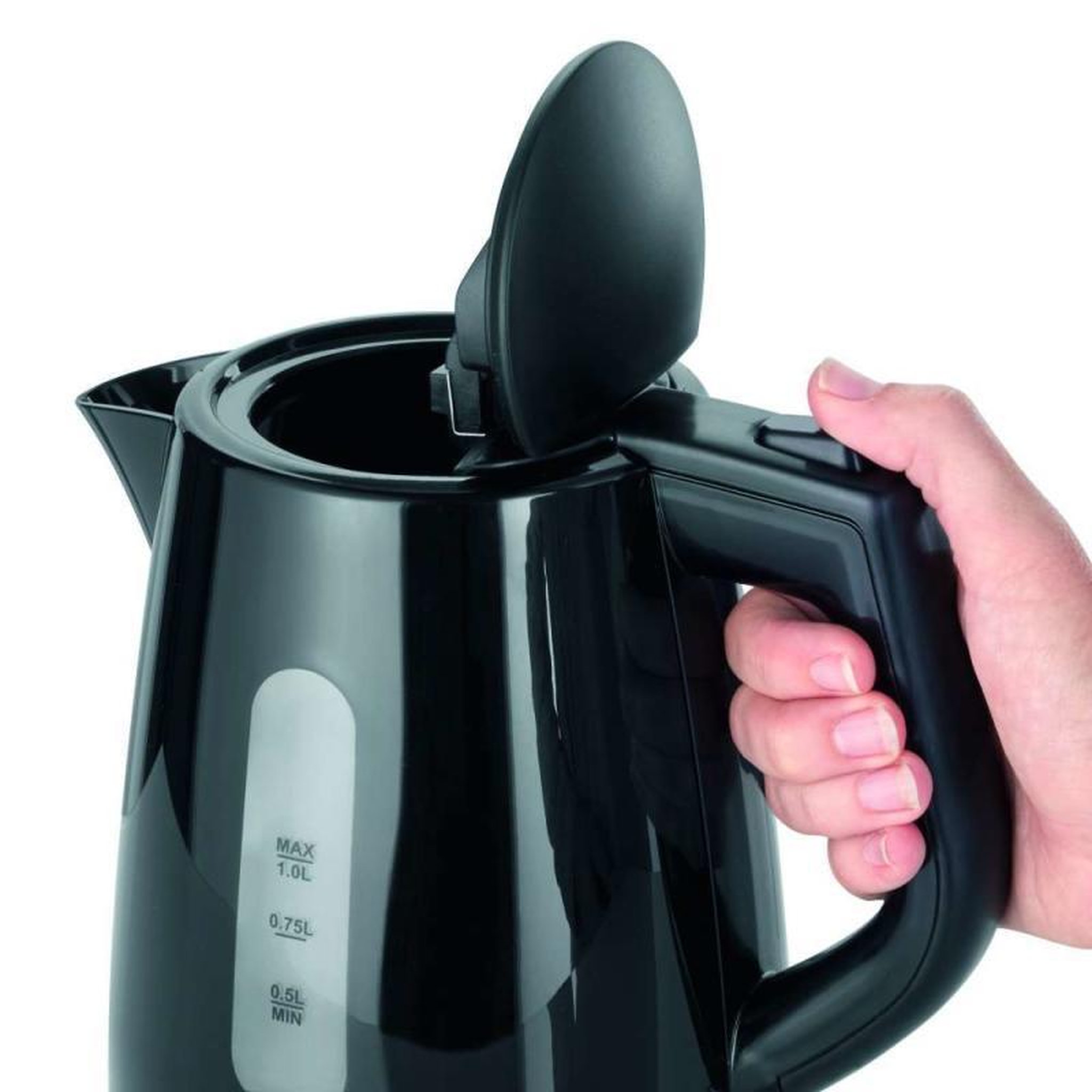 Voir la diapositive 2 : SEVERIN Severin Kettle 1l black Schwarz WK 3410 (WK3410)