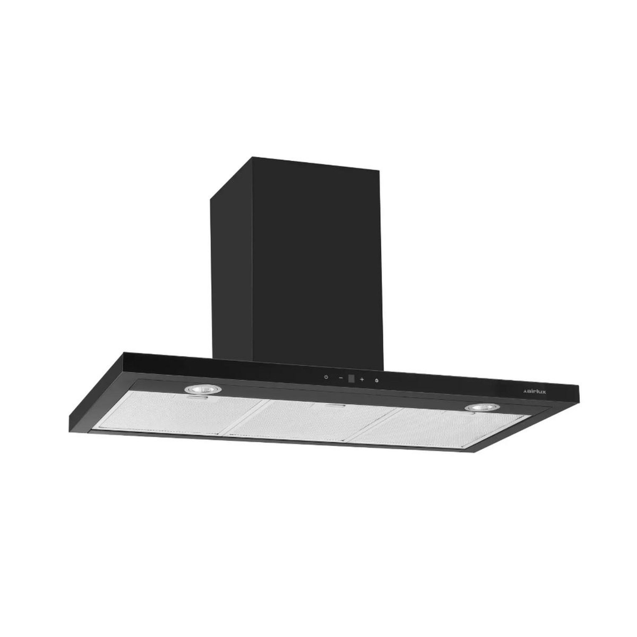 Airlux Hotte décorative murale 90cm 636 m3/h noir - ahbs960bk
