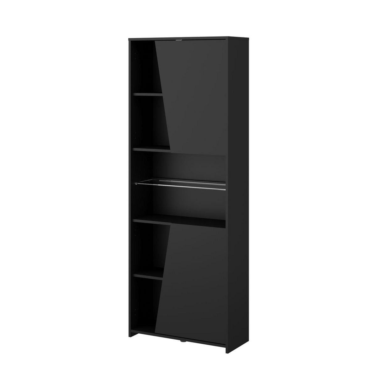 Bibliothèque gaming 2 portes avec leds L67 x H180 x P28cm XENON