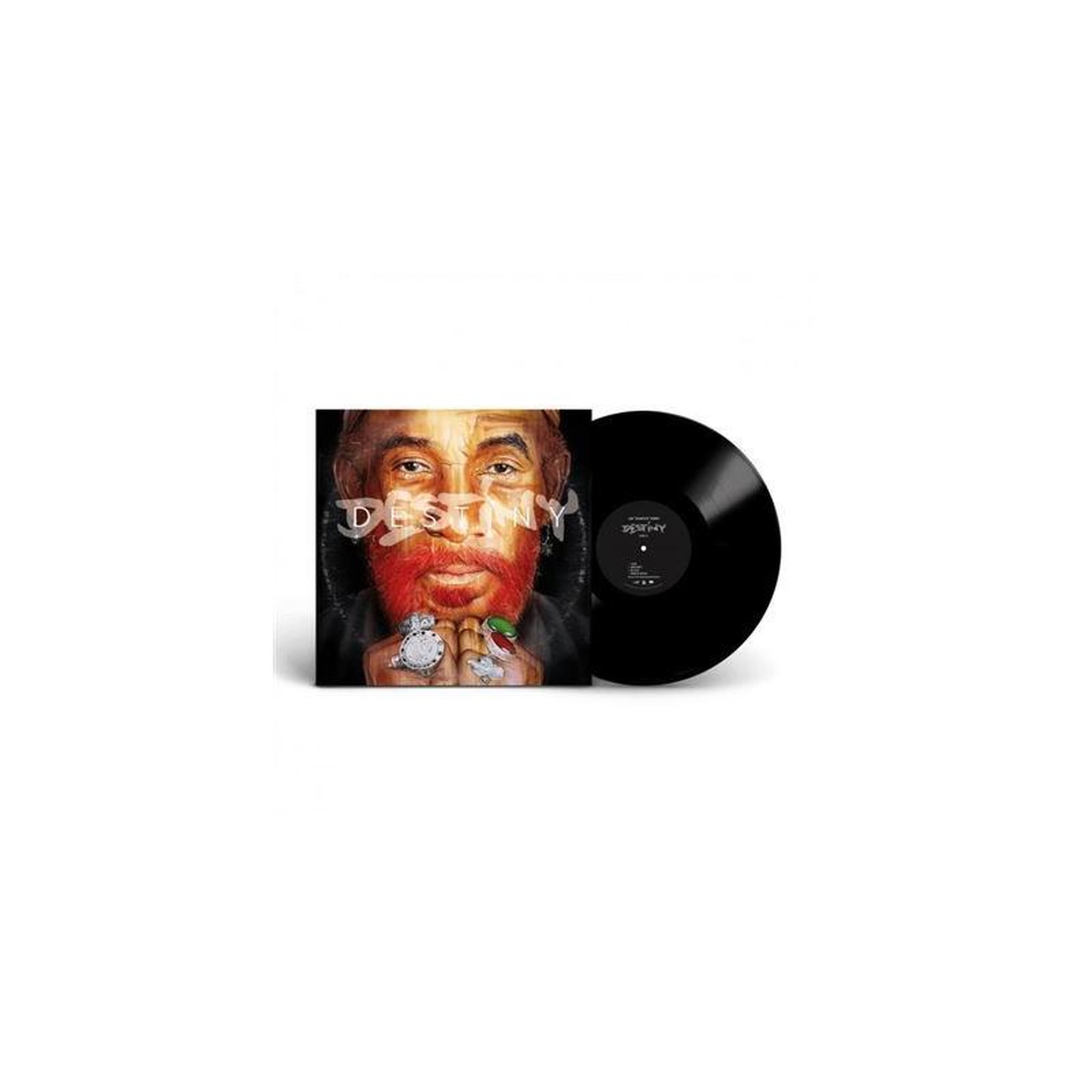 Vinyle single « destiny » pochette avec couverture extérieure assortie noire
