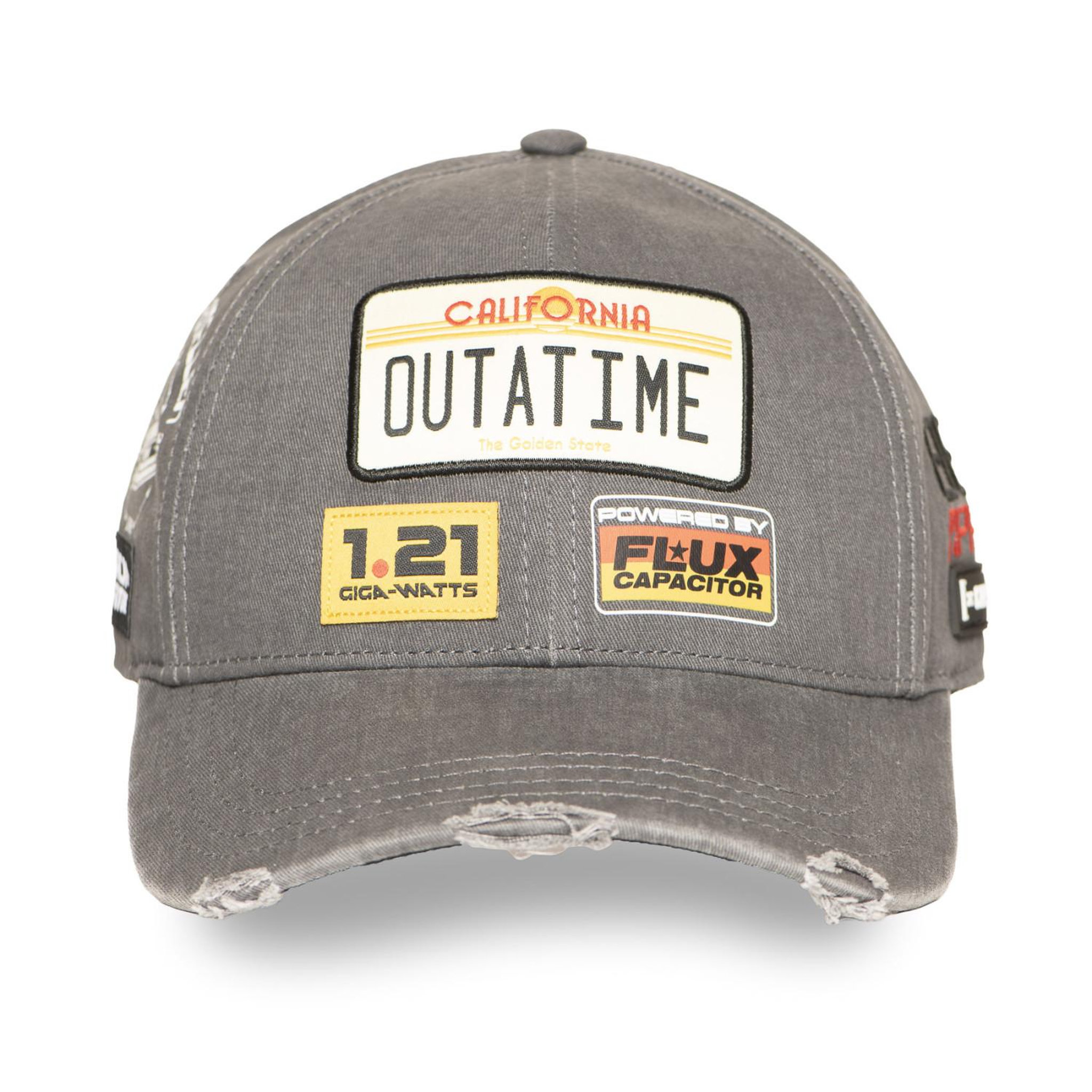 Voir la diapositive 2 : CAPSLAB Casquette Baseball finitions premium Back to the Futur Out a Time