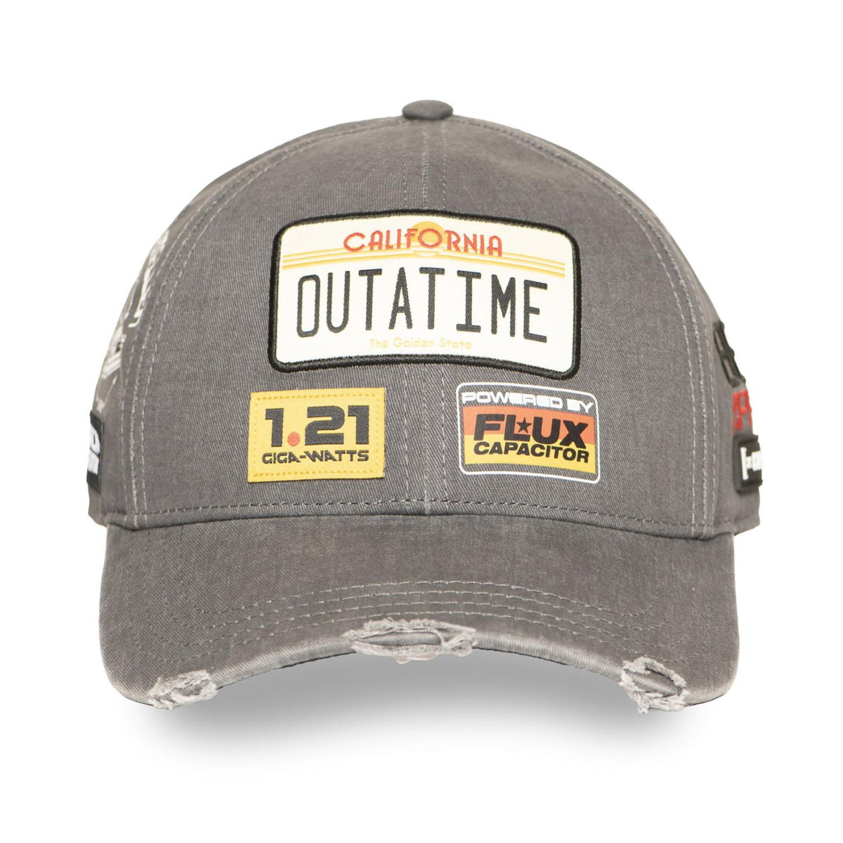 CAPSLAB Casquette Baseball finitions premium Back to the Futur Out a Time