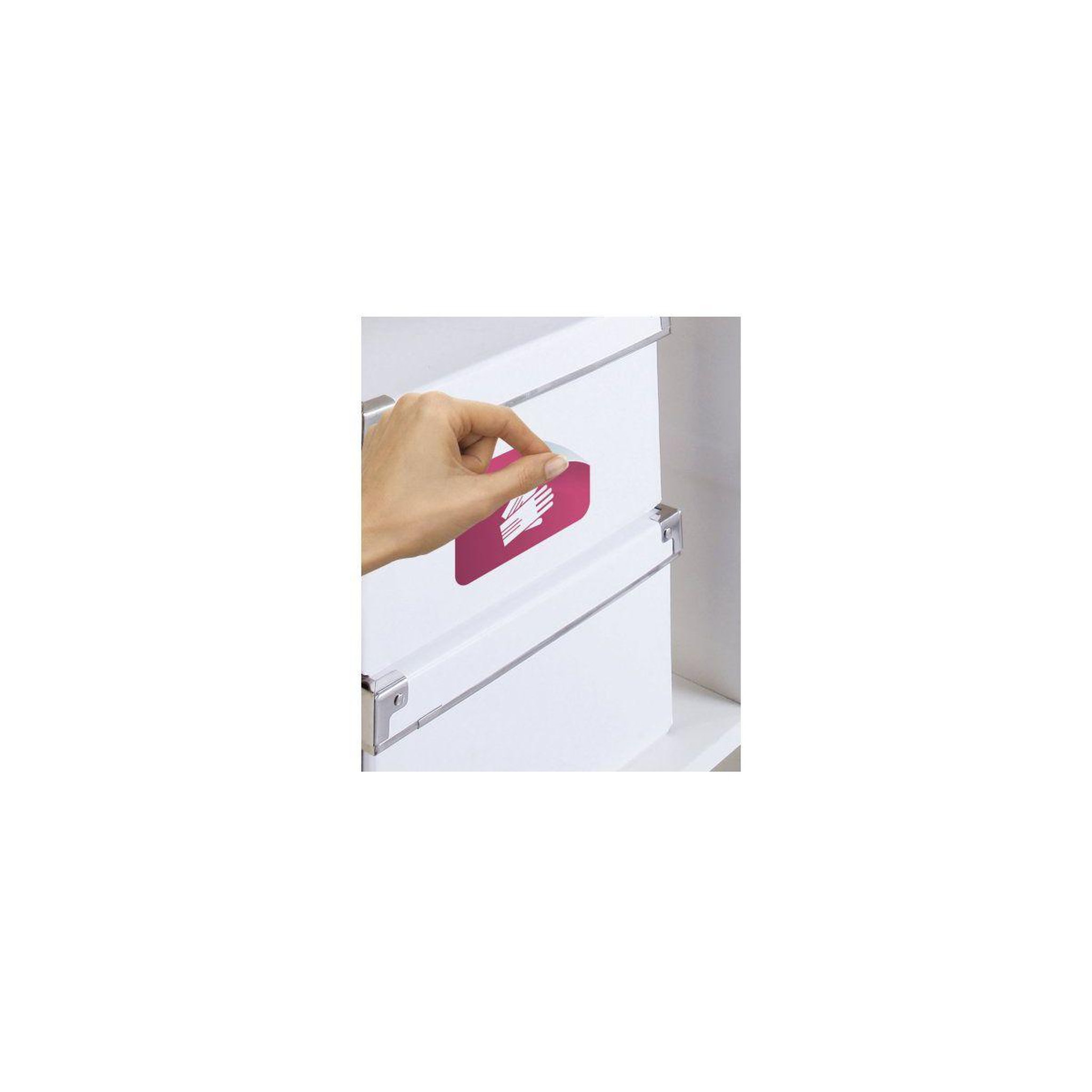 Voir la diapositive 2 : AVERY Papier créatif 8 Autocollants blanc mat 19,96x28,91cm
