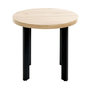 Voir la diapositive 2 : Paris Prix Table Basse Ronde  Tiny  50cm Naturel & Noir