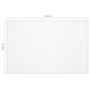 Voir la diapositive 6 : VIDAXL Protecteur de table transparent 140x90 cm 2 mm PVC