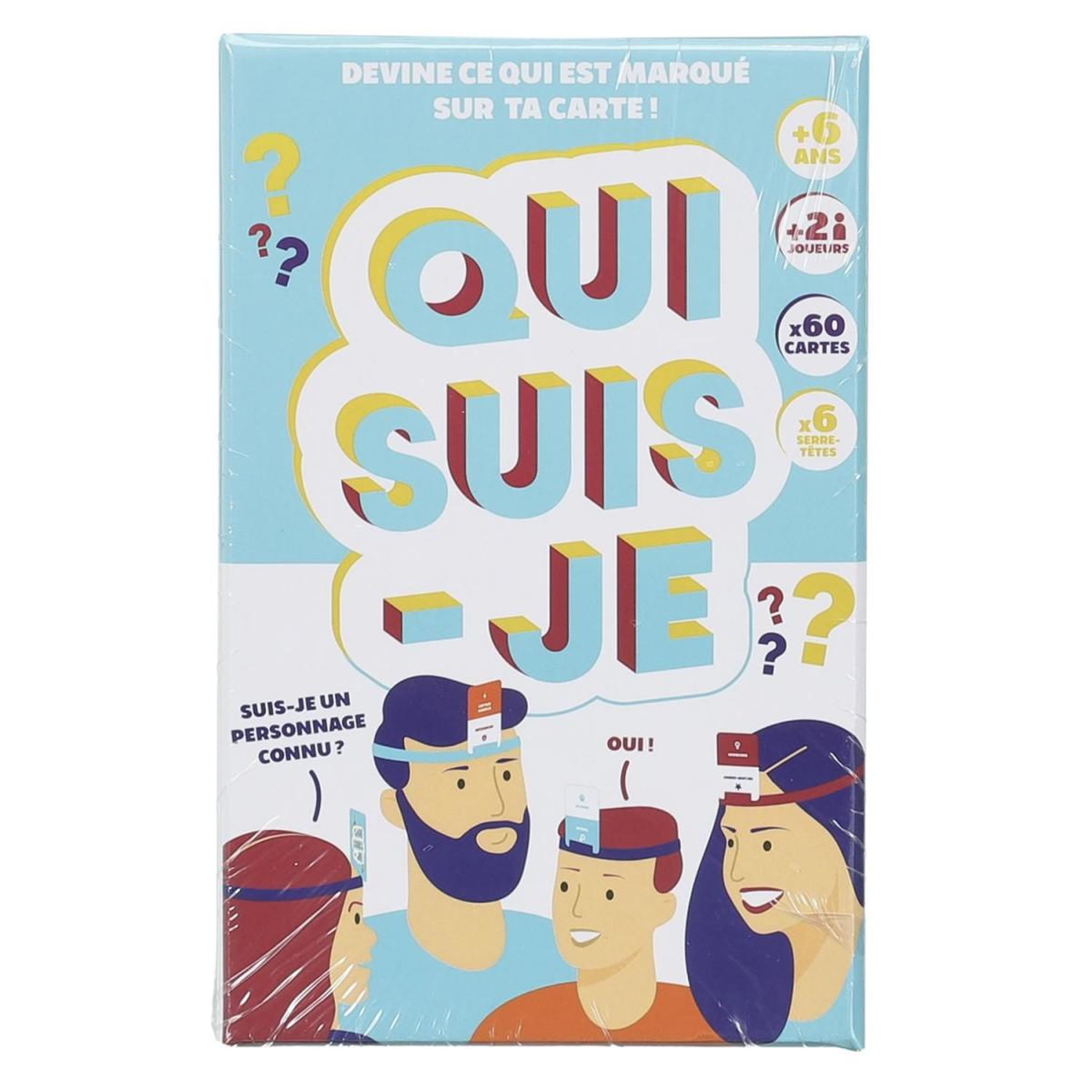 Jeux 2 momes Jeu de 60 cartes  qui suis-je  13cm multicolore