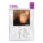 Graine créative Photophore papier Joyeux Noel