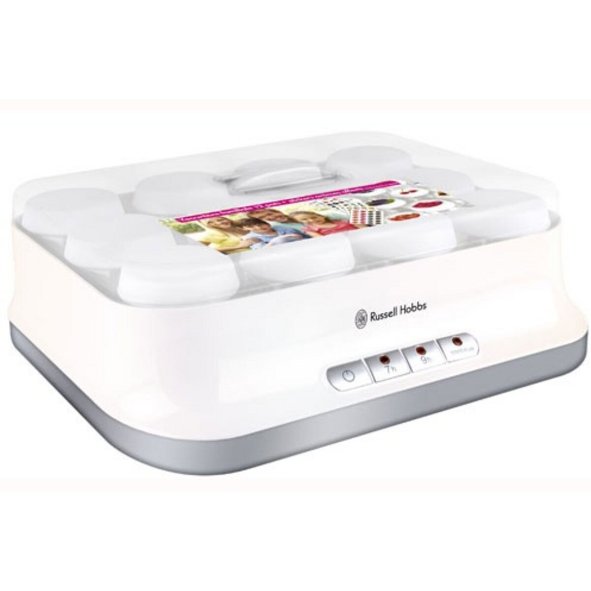 RUSSELL HOBBS Yaourtière Fromagère 18317-56 Blanc 12 Pots