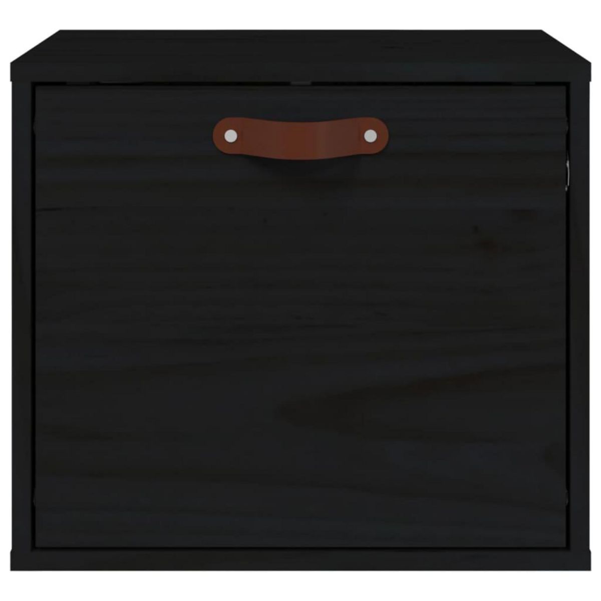 VIDAXL Armoire murale Noir 40x30x35 cm Bois de pin massif