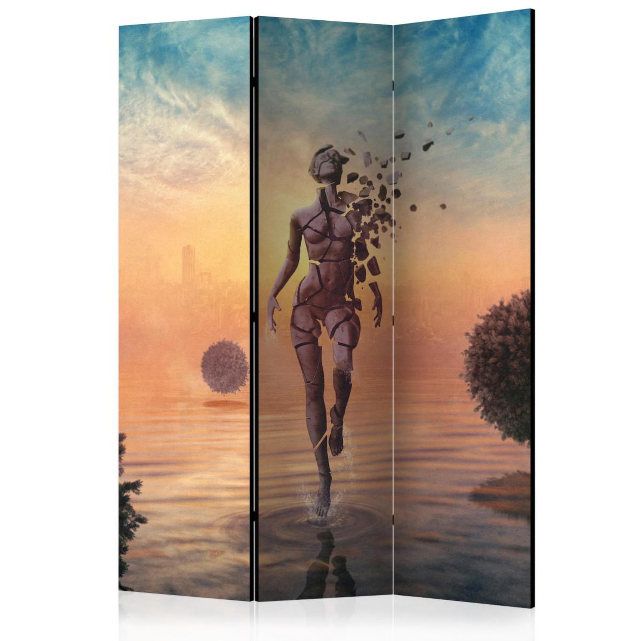 Paris Prix Paravent 3 volets  walk on the water  135x172cm