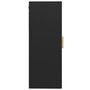 Voir la diapositive 4 : VIDAXL Armoire murale suspendue Noir 69,5x34x90 cm