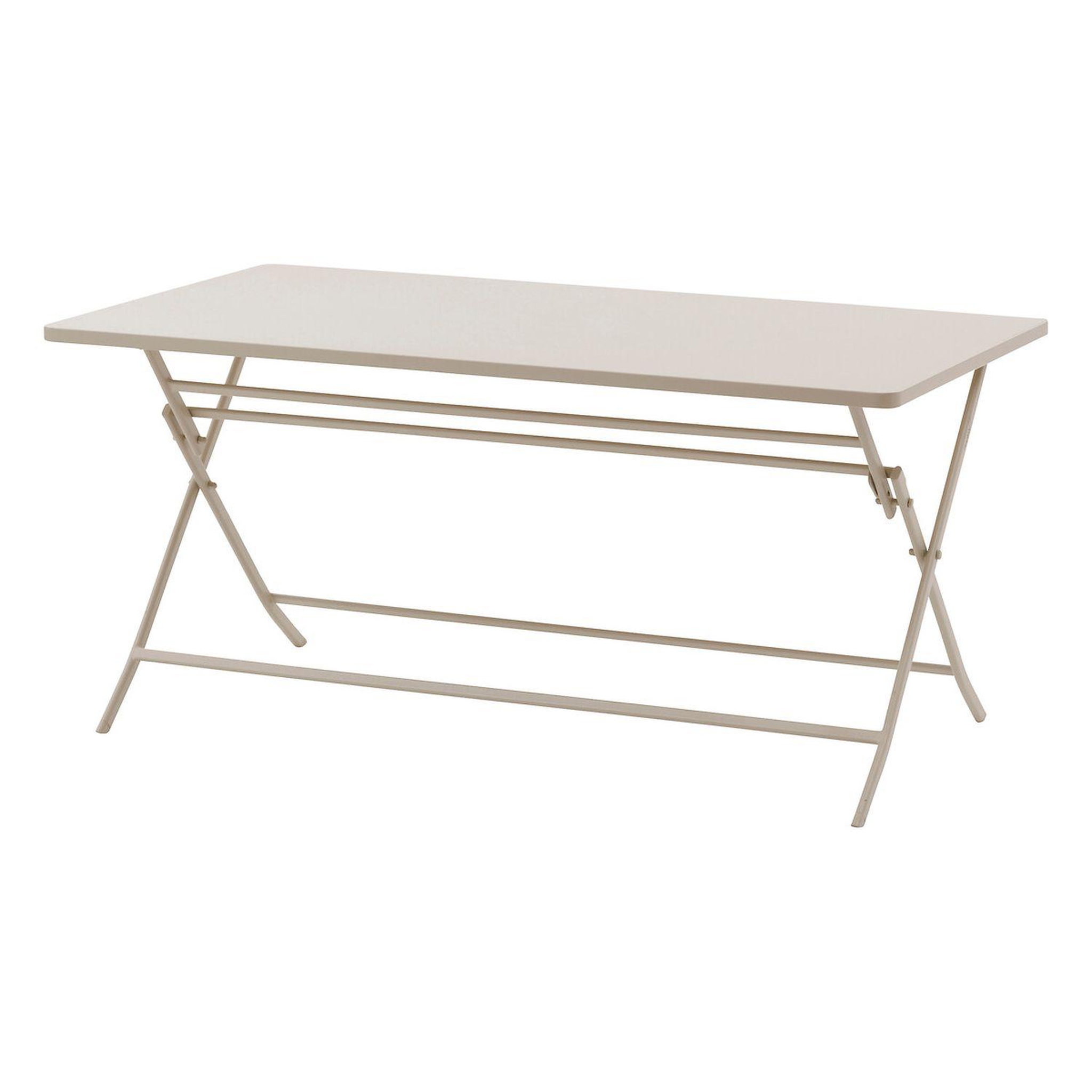 HESPERIDE Table de jardin pliante rectangulaire 6 places greensboro - argile