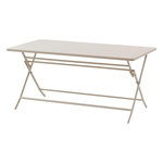 HESPERIDE Table de jardin pliante rectangulaire 6 places GREENSBORO - Argile