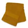 SOLEIL D'OCRE Drap de bain en coton 500 gr/m2 70x130 cm LAGUNE moutarde, par Soleil d'ocre