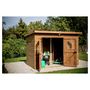 Voir la diapositive 3 : Habrita Abri de jardin bois - Autoclavé - 7,33m²