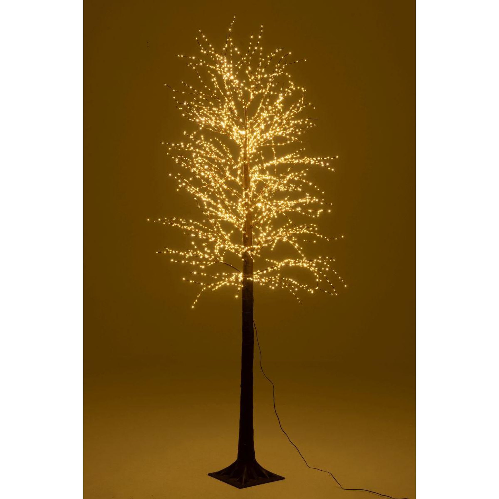 Voir la diapositive 6 : J-LINE Arbre 3000 led  automn  210cm marron