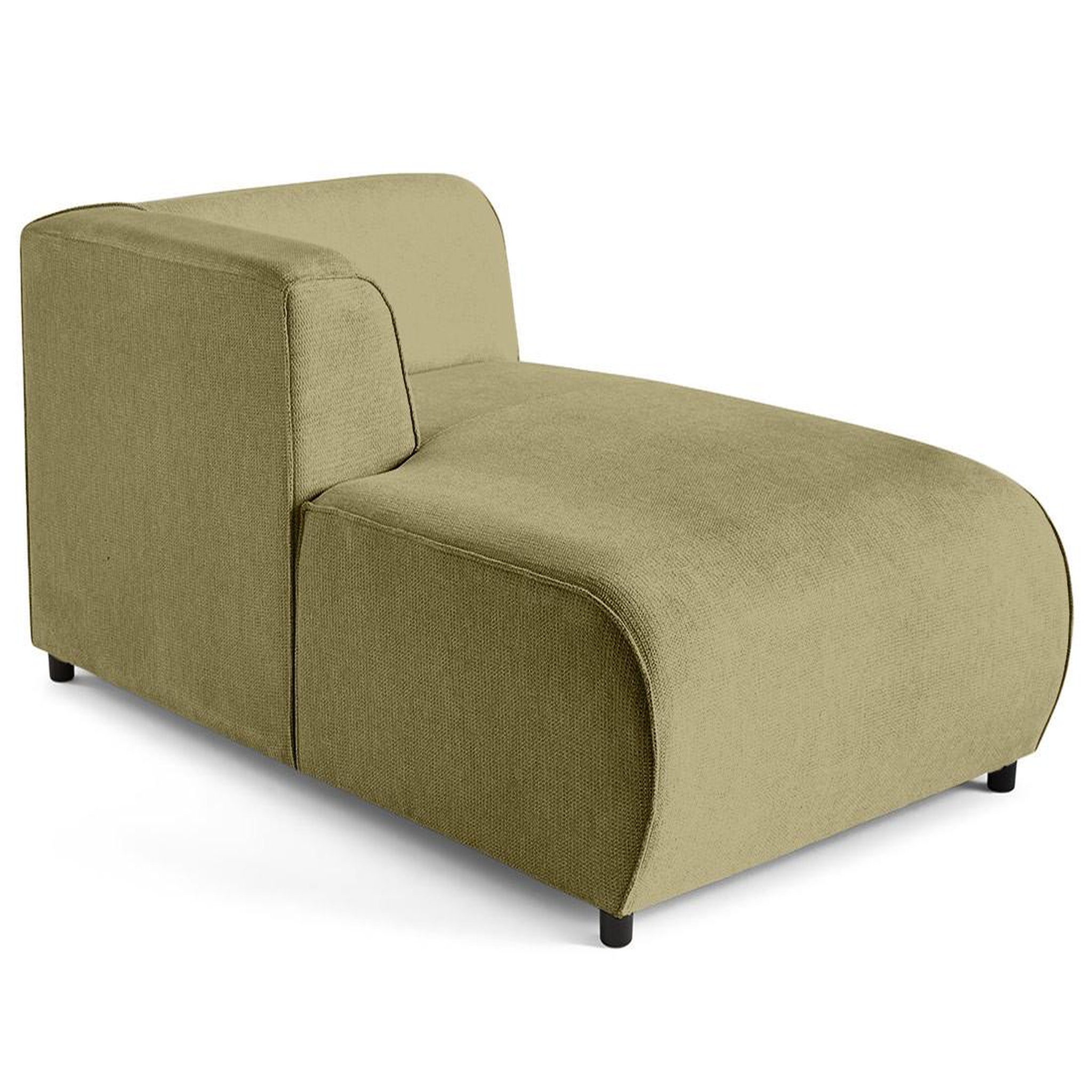 Voir la diapositive 1 : LISA DESIGN Suaro - module d'assise méridienne gauche en tissu texturé