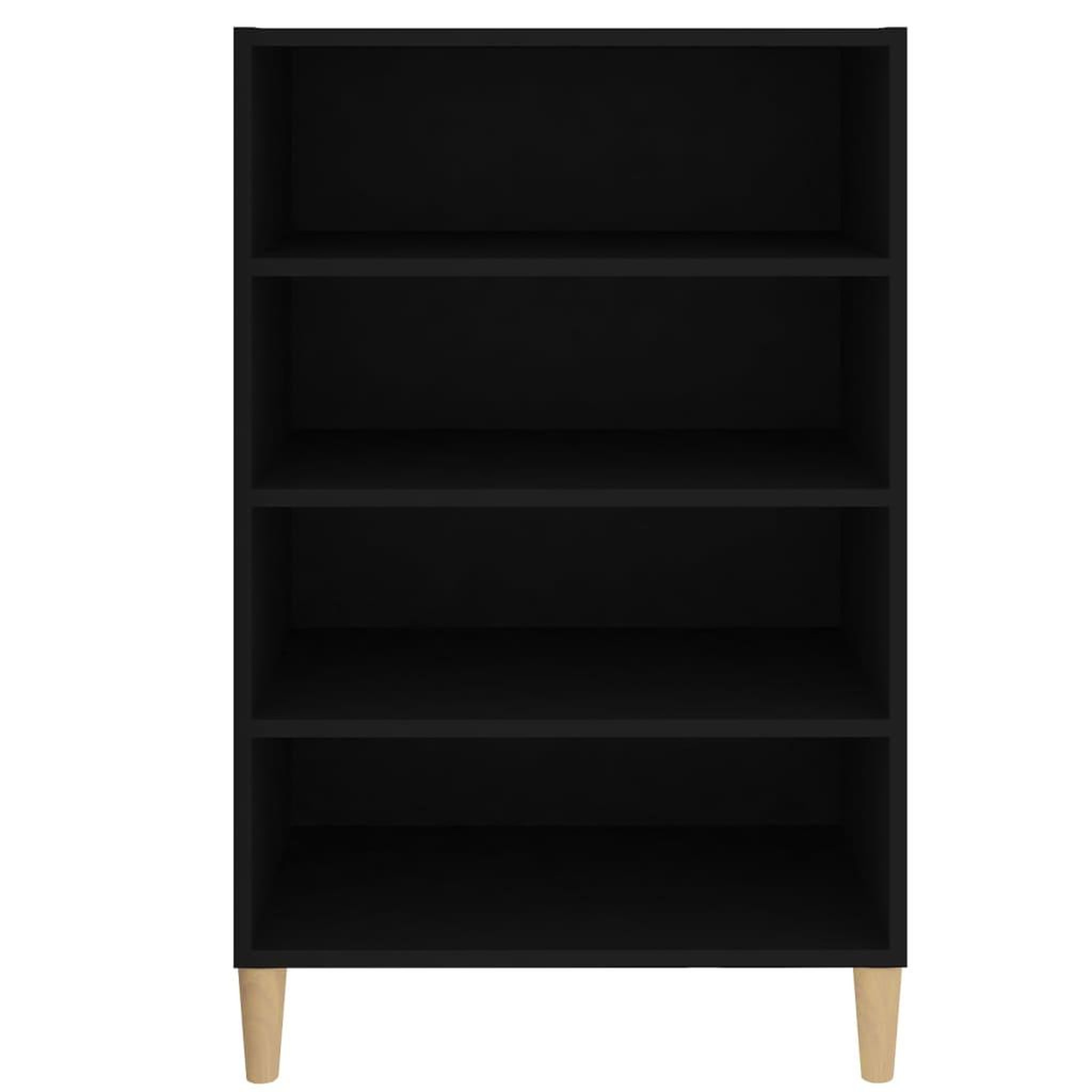 Voir la diapositive 4 : VIDAXL Buffet noir 57x35x90 cm bois d'ingenierie