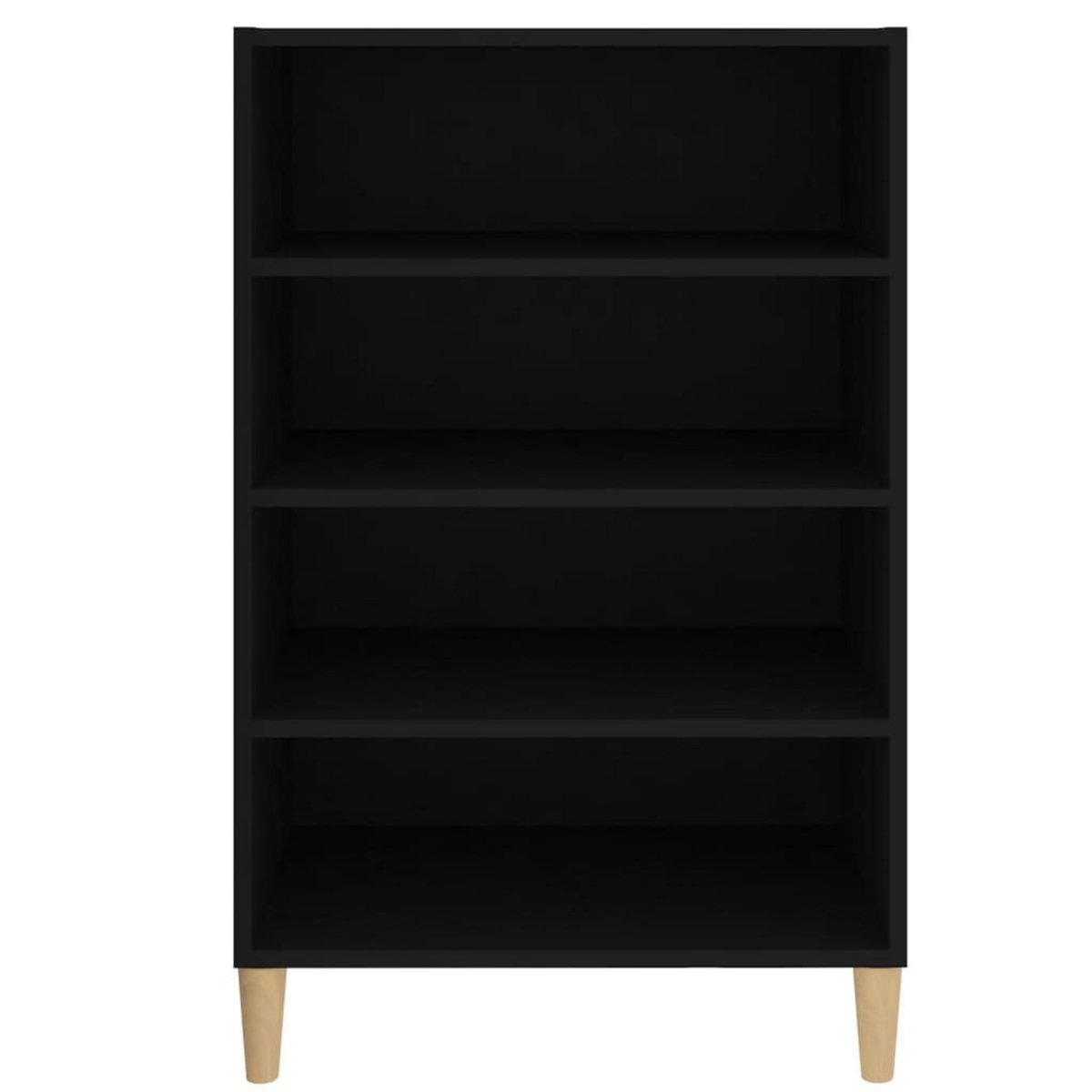 VIDAXL Buffet noir 57x35x90 cm bois d'ingenierie