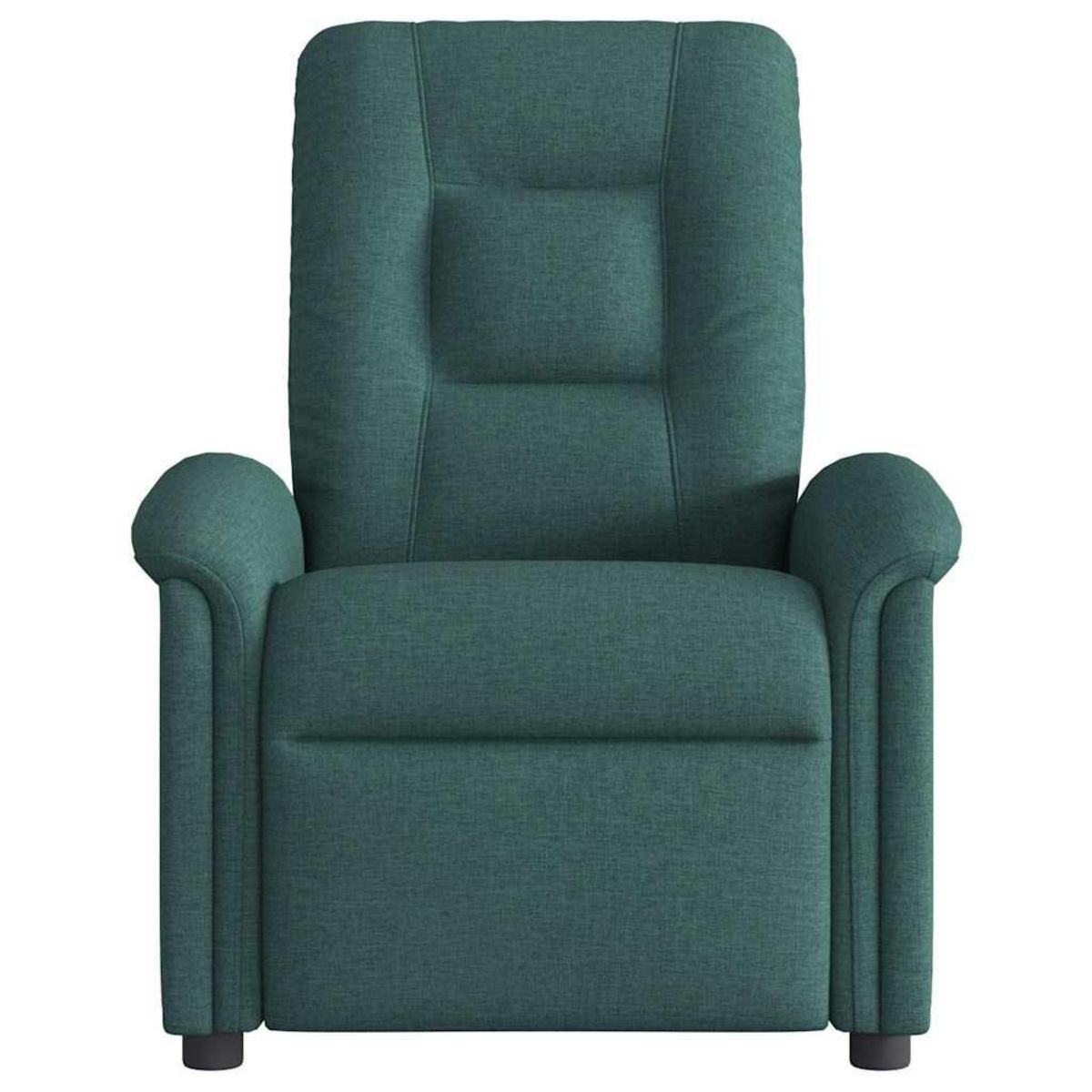 VIDAXL Fauteuil de massage inclinable electrique Vert fonce Tissu